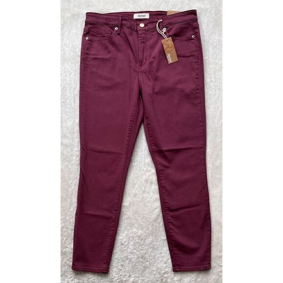 NWT Revtown Decade Denim Super Skinny Jeans in Claret, Size 32 Regular - Picture 10 of 16